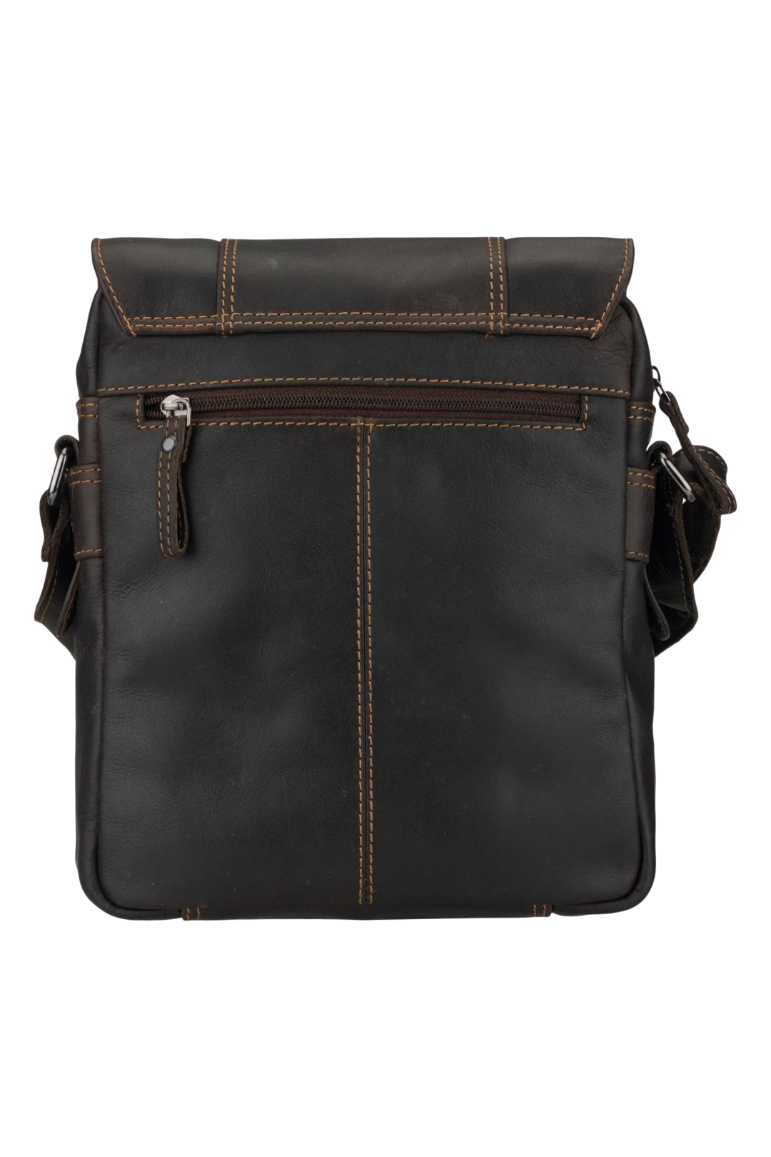 Boulder Leather Messenger Bag – Brown