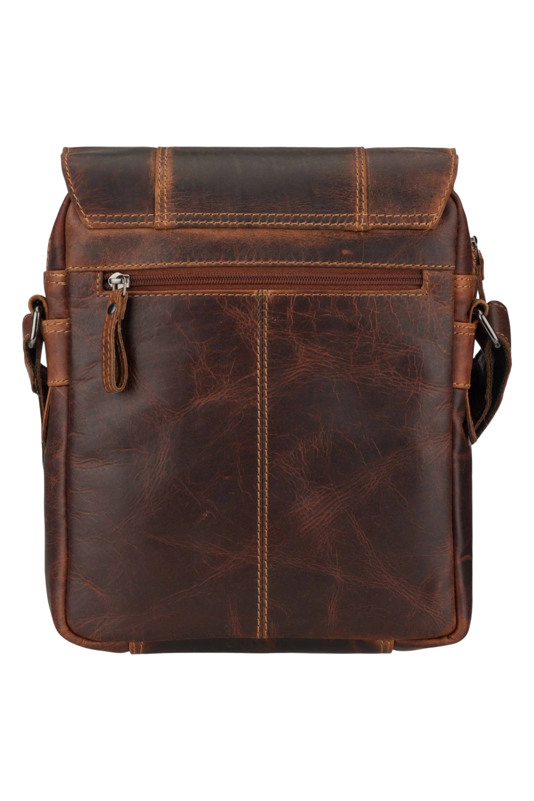 Boulder Leather Messenger Bag – Chestnut