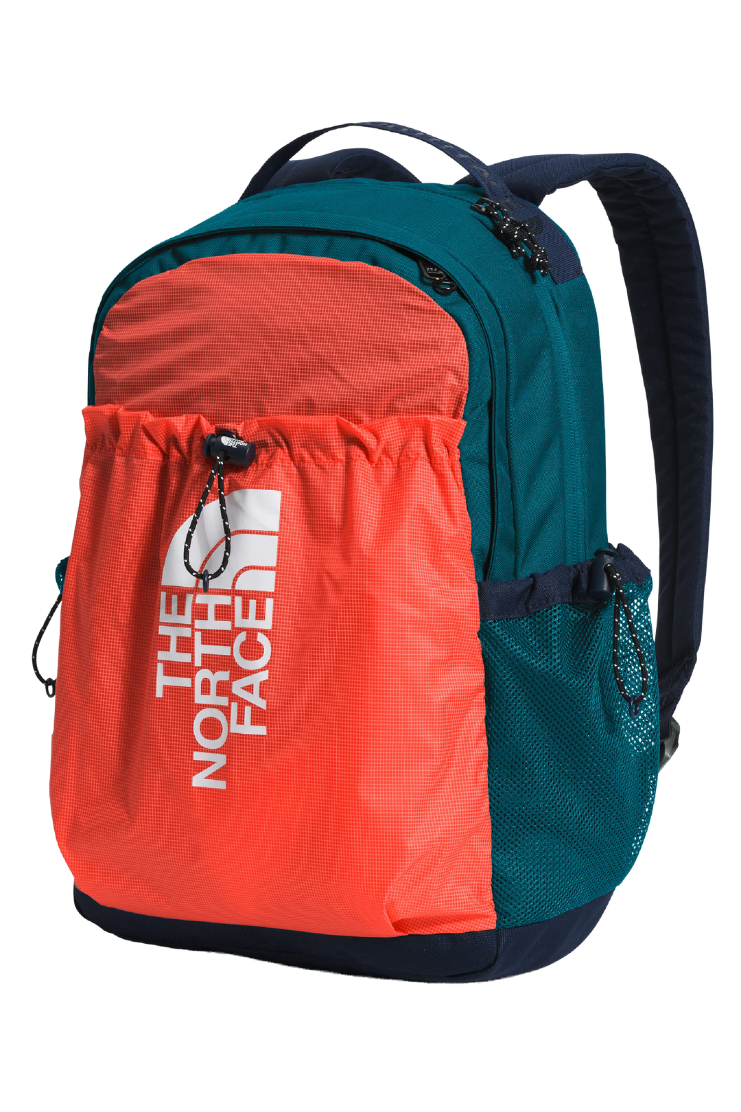 The North Face Bozer Mens Backpack - Retro Orange/Blue Coral/Summit Navy