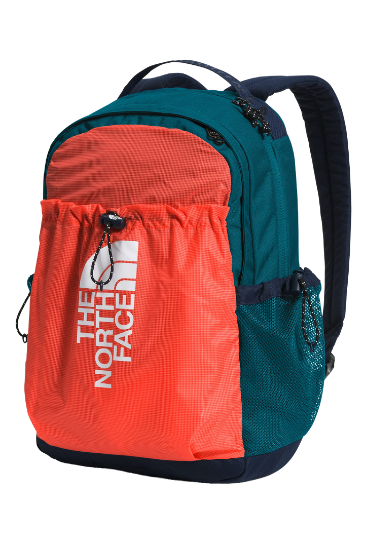 The North Face Bozer Mens Backpack - Retro Orange/Blue Coral/Summit Navy