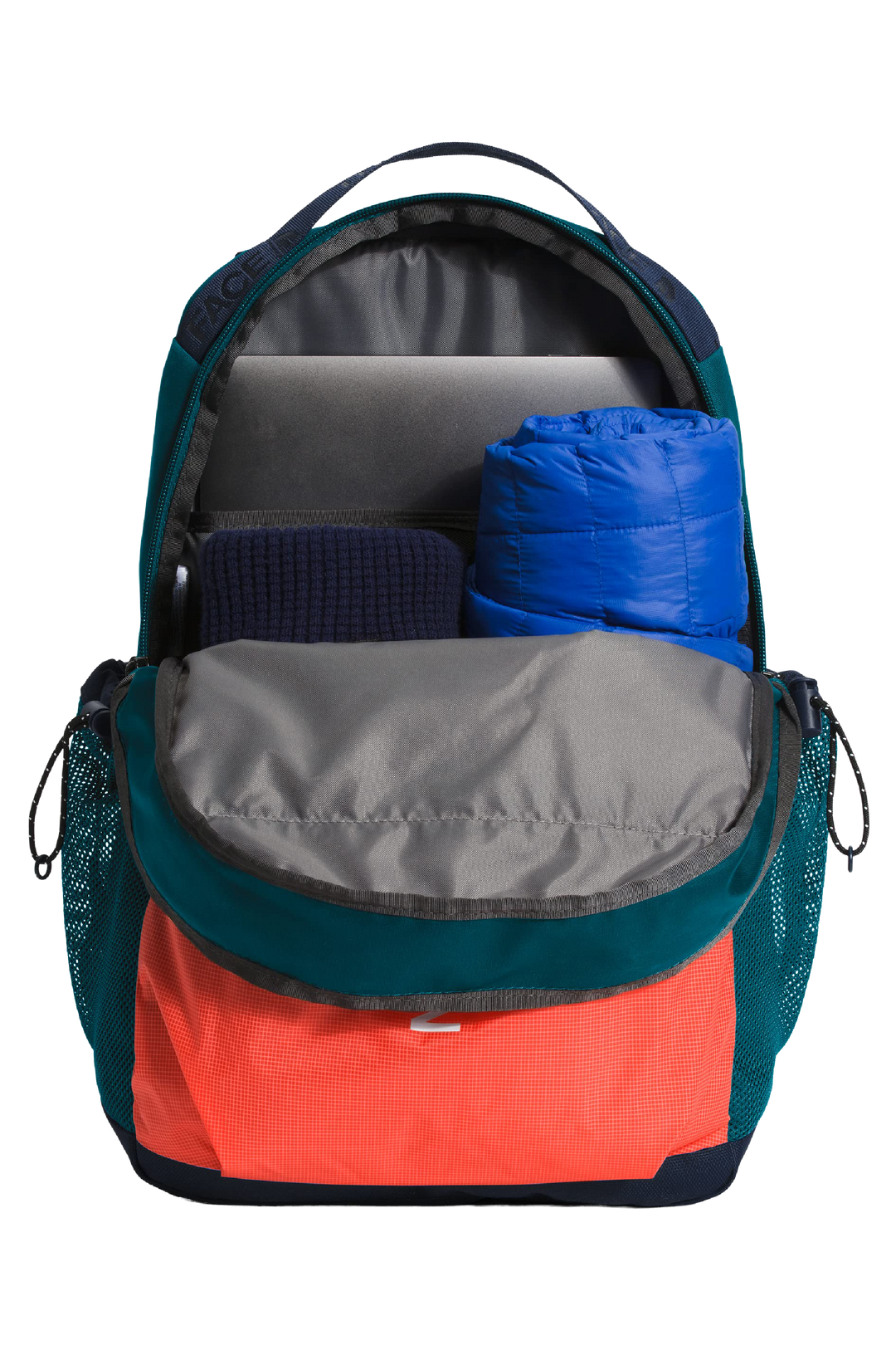The North Face Bozer Mens Backpack - Retro Orange/Blue Coral/Summit Navy