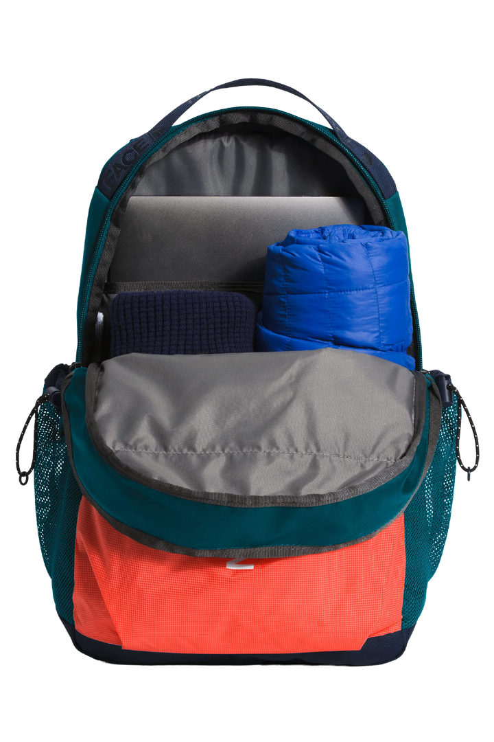 The North Face Bozer Mens Backpack - Retro Orange/Blue Coral/Summit Navy