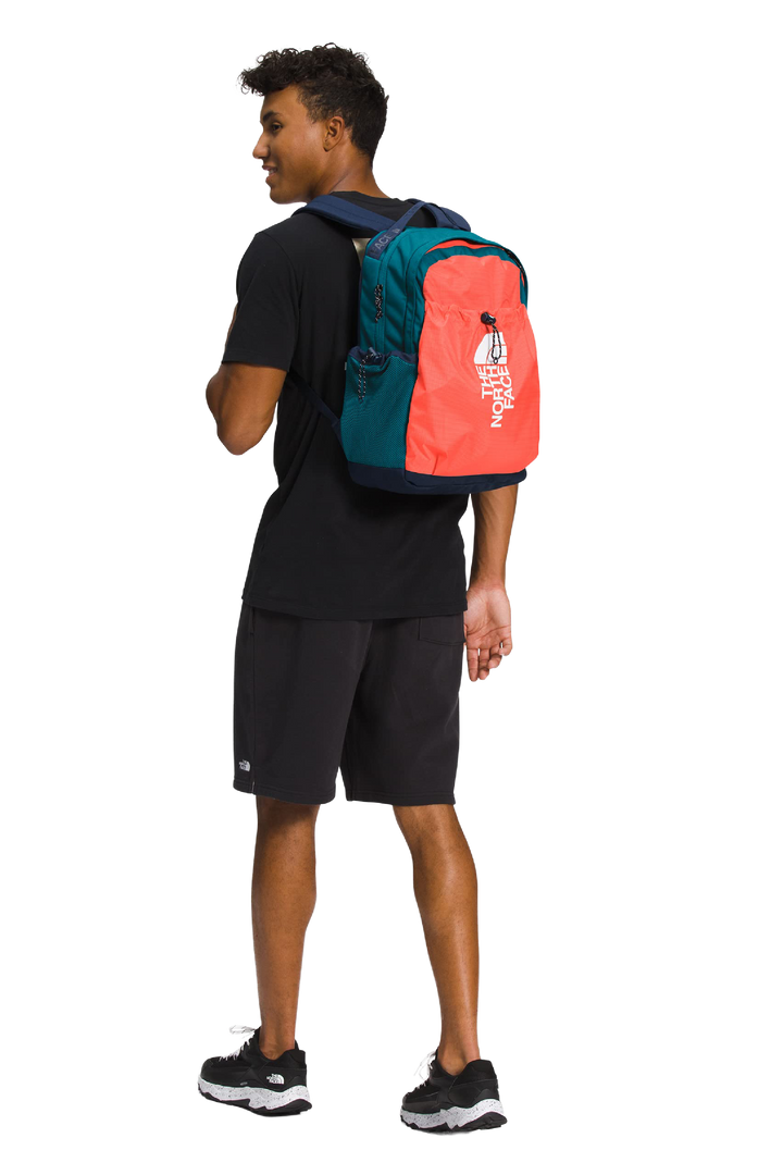 The North Face Bozer Mens Backpack - Retro Orange/Blue Coral/Summit Navy