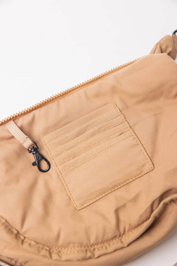 Brixley Crescent Bag - Caramel