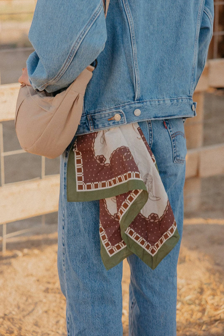 Brixley Crescent Bag - Caramel