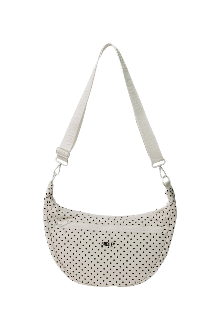 Brixley Crescent Bag - Pearl Dot