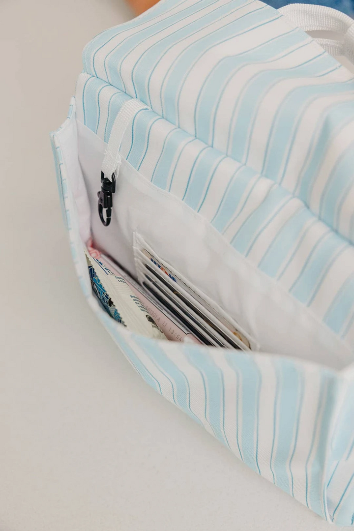 Brixley Lunch Box – Blue Striped