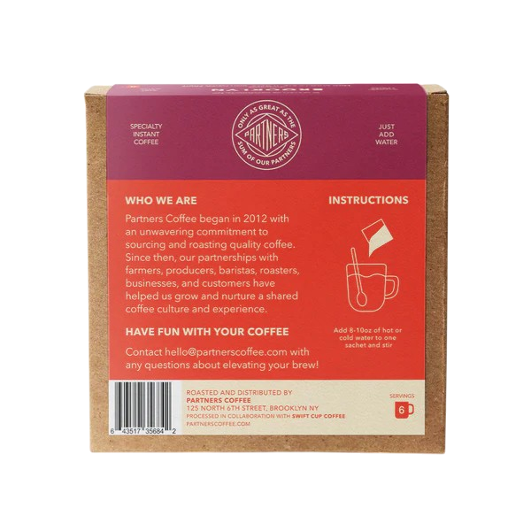 Partners Brooklyn Specialty Instant Coffee