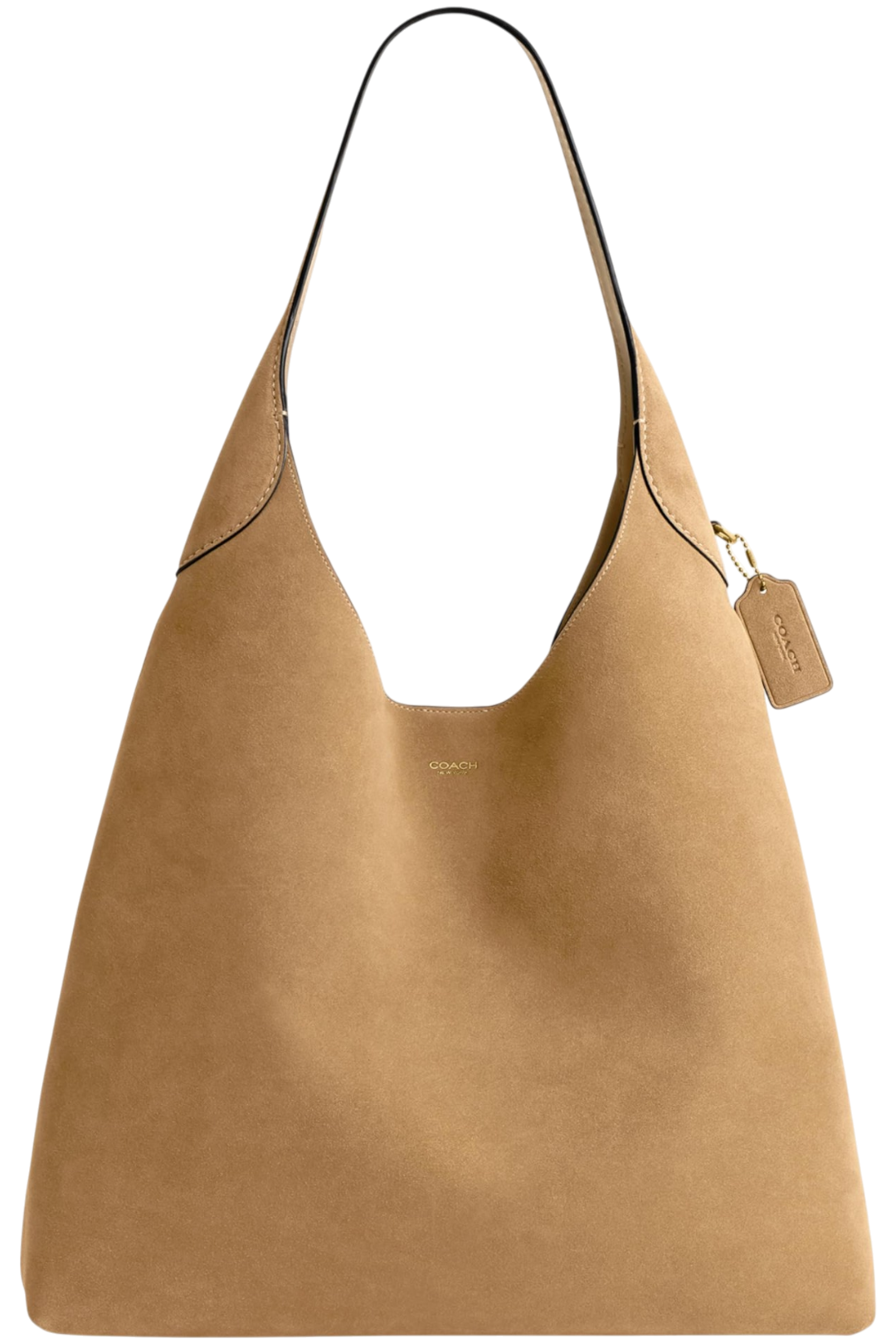 Coach Brooklyn Shoulder Bag 39 in Sand Suede