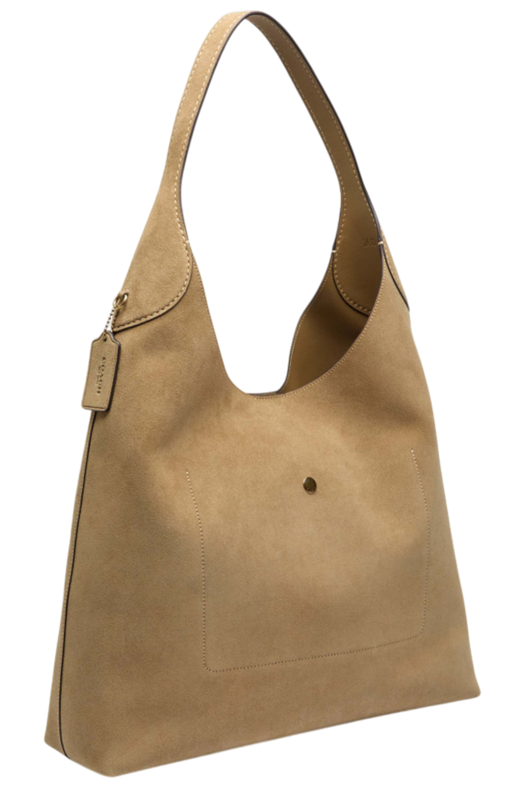 Coach Brooklyn Shoulder Bag 39 in Sand Suede