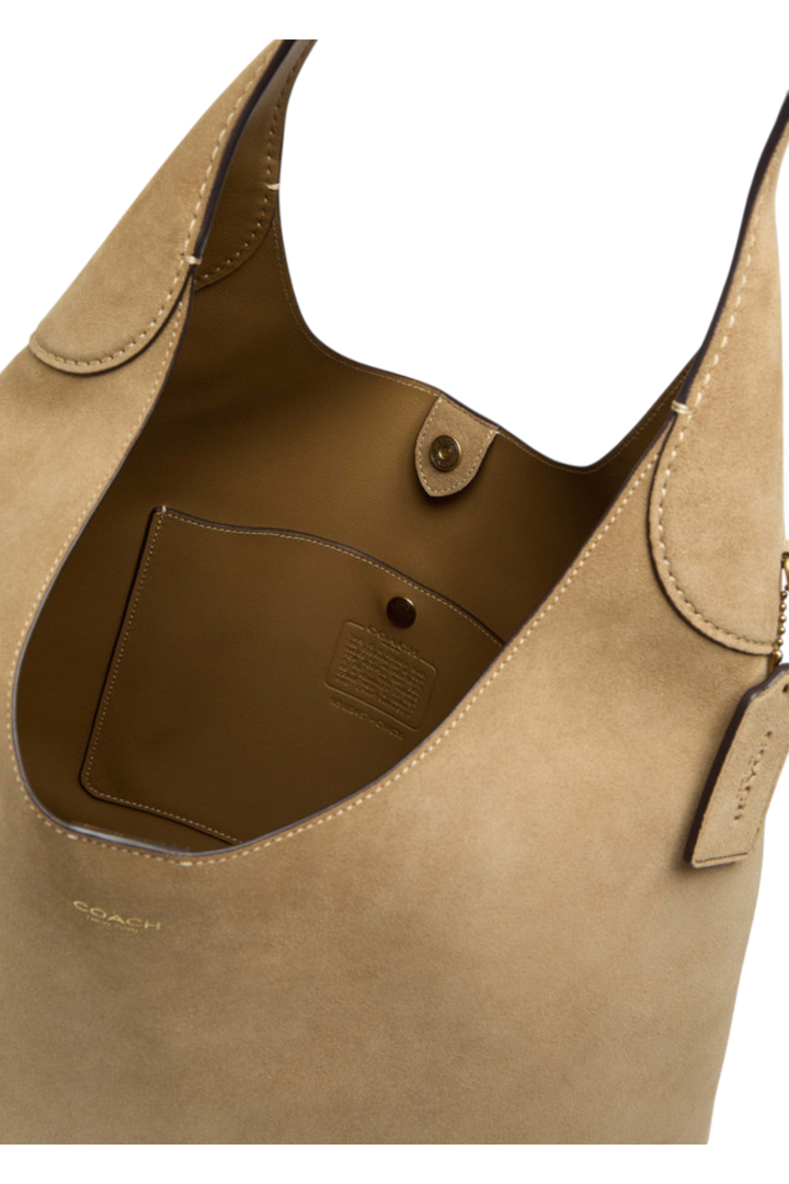 Coach Brooklyn Shoulder Bag 39 in Sand Suede