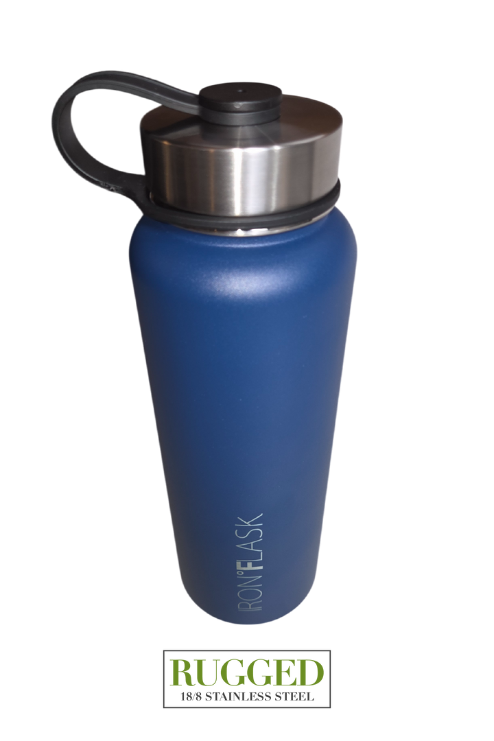 IRON °FLASK Wide Mouth Water Bottle – 40 oz (Twilight Blue)