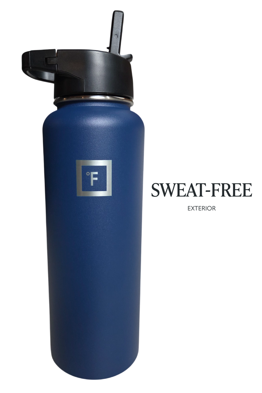 IRON °FLASK Wide Mouth Water Bottle – 40 oz (Twilight Blue)