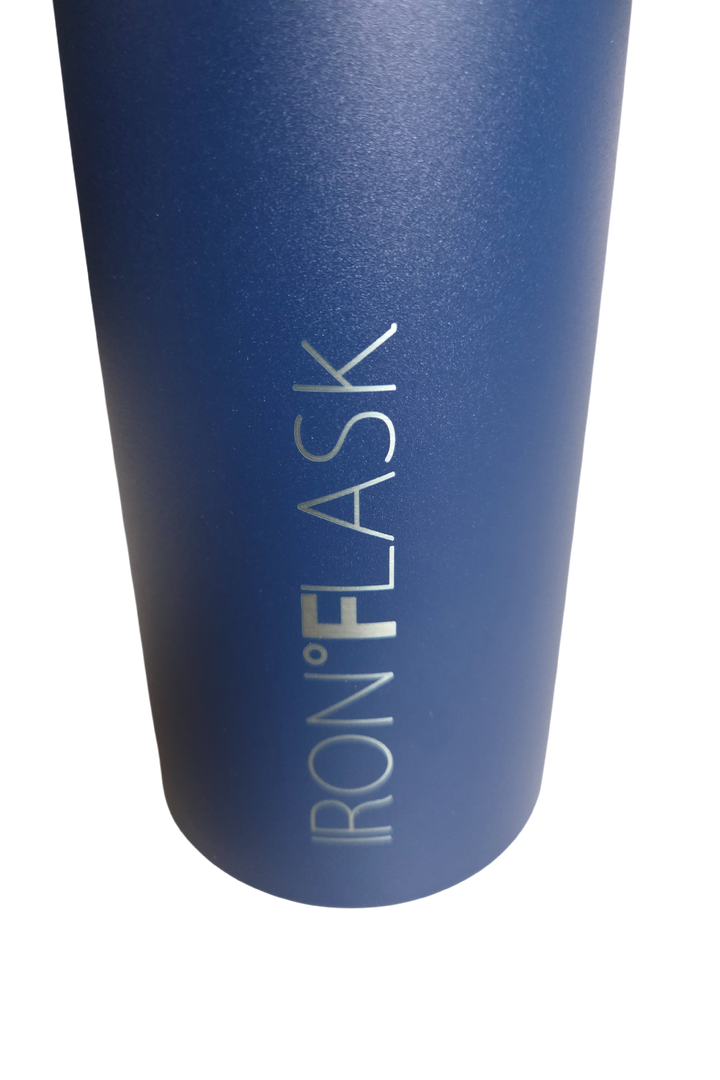 IRON °FLASK Wide Mouth Water Bottle – 40 oz (Twilight Blue)