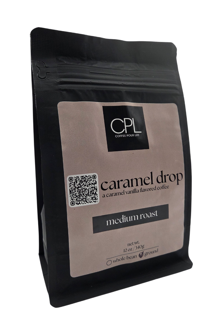 Caramel Drop - A Caramel Vanilla Flavored Coffee
