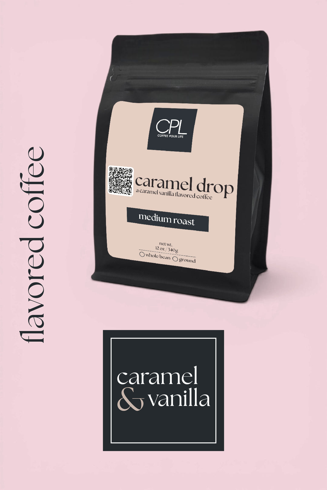 Caramel Drop – Caramel Vanilla Flavored Coffee | Coffee Pour Life