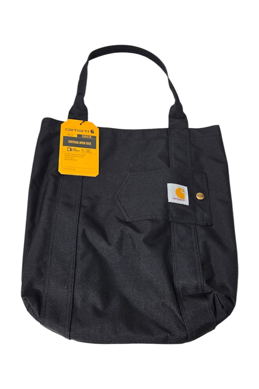 Carhartt Vertical Open Tote – Black