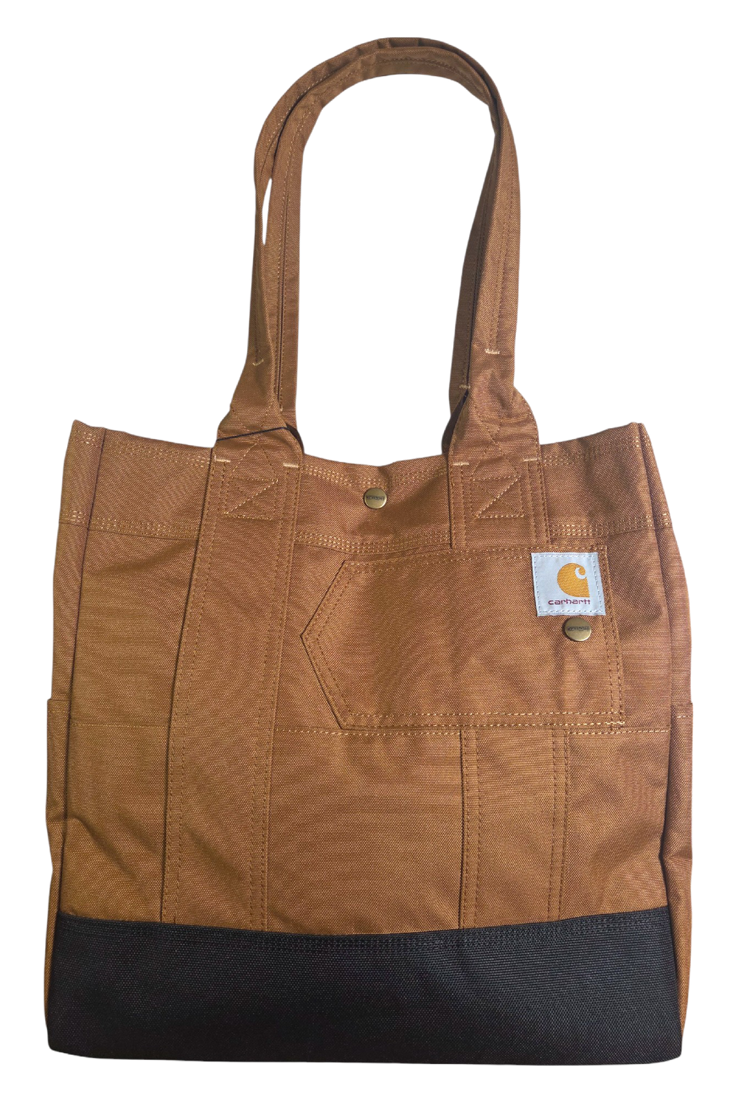 Carhartt Vertical Snap Tote - Carhartt Brown