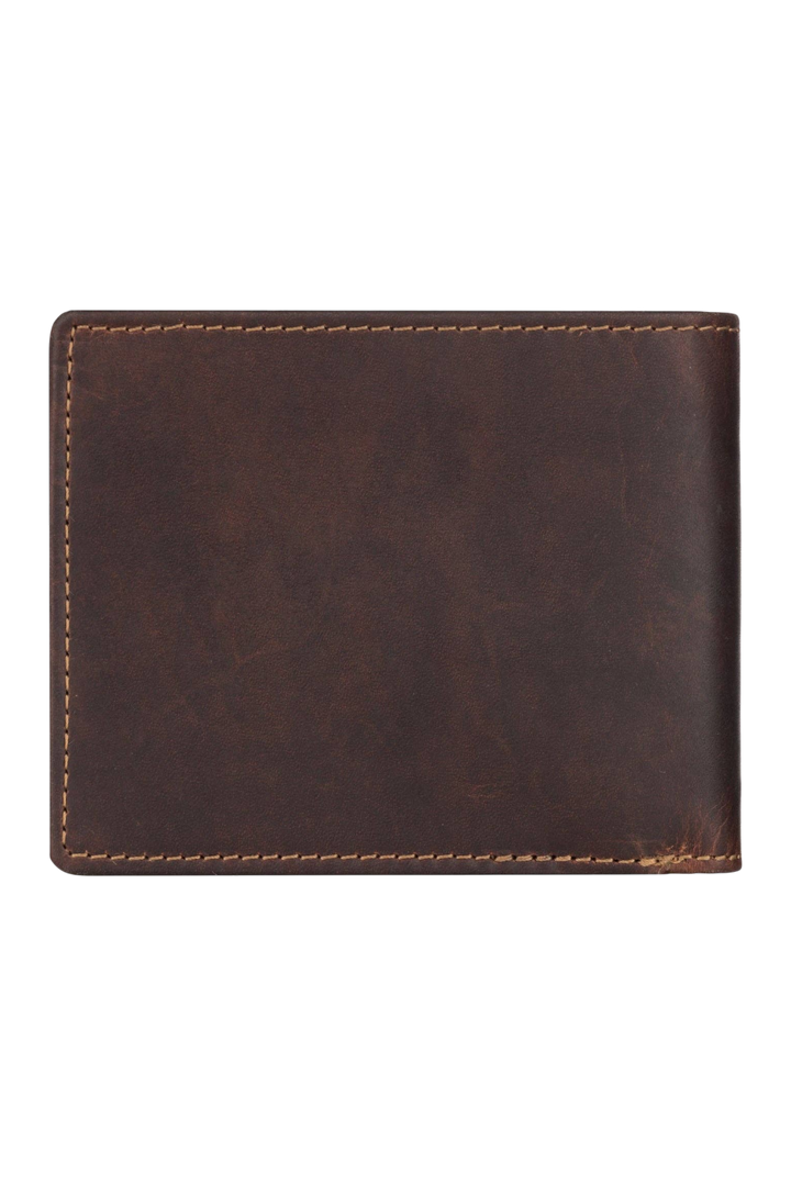 Minori Leather Charlie Leather Men's Bifold Wallet – Chestnut