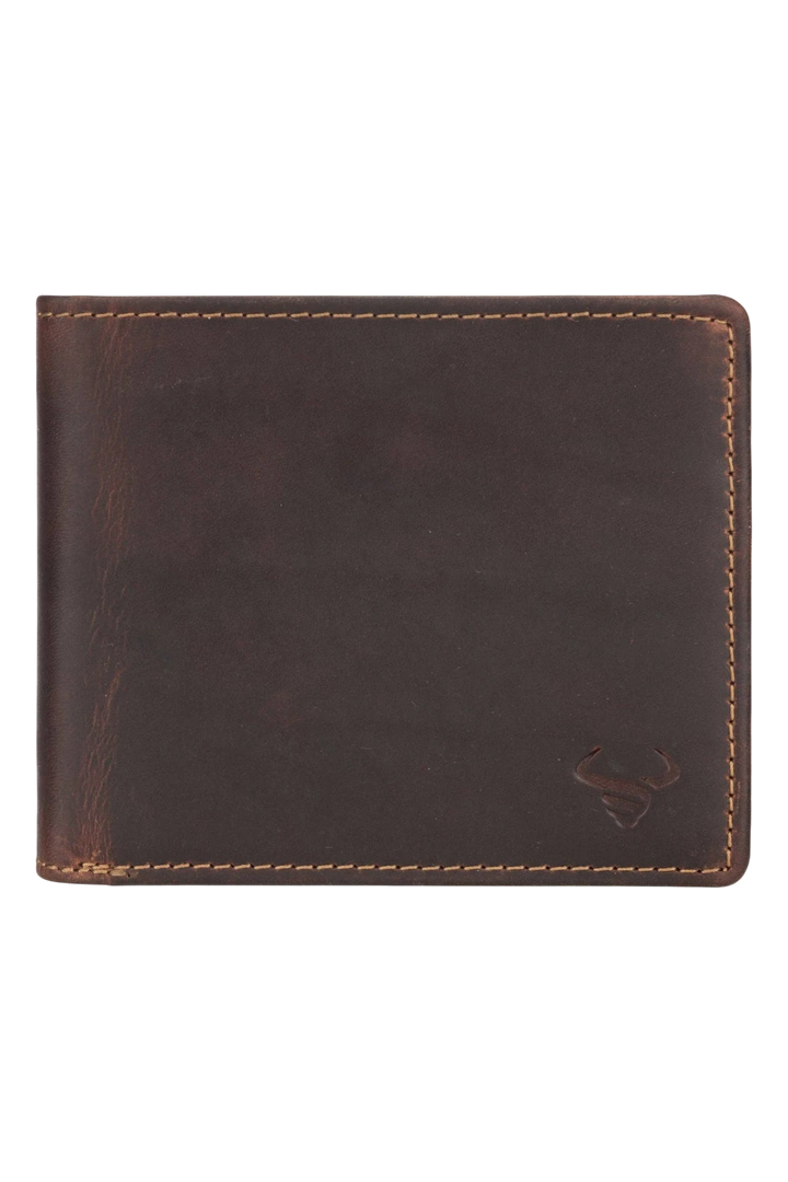 Minori Leather Charlie Leather Men's Bifold Wallet – Chestnut
