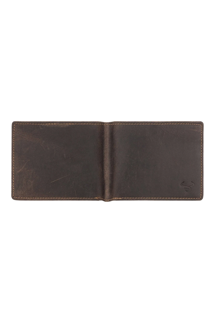Minori Leather Charlie Leather Men's Bifold Wallet – Brown