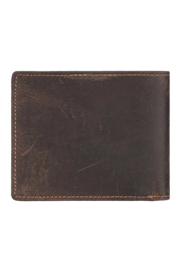 Minori Leather Charlie Leather Men's Bifold Wallet – Brown