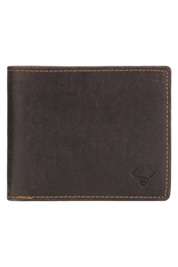 Minori Leather Charlie Leather Men's Bifold Wallet – Brown