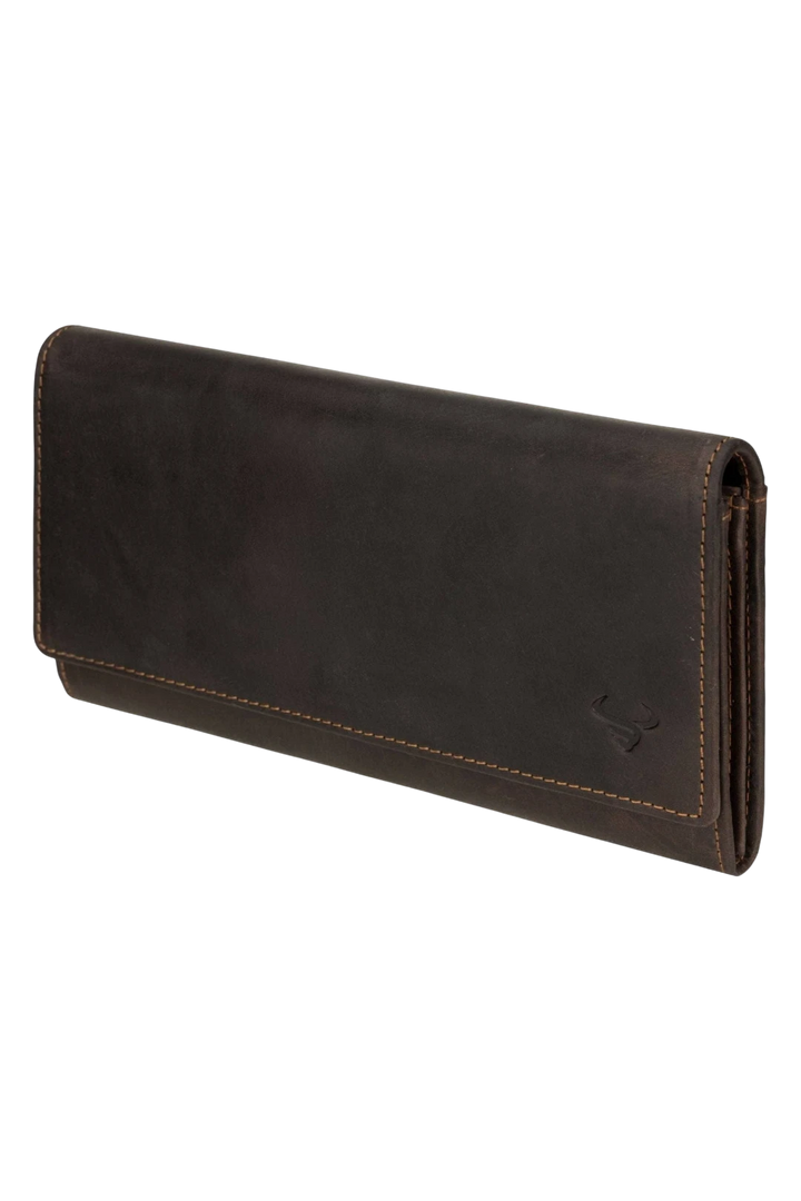 Minori Leather Charlotte Women's Leather Wallet – Brown