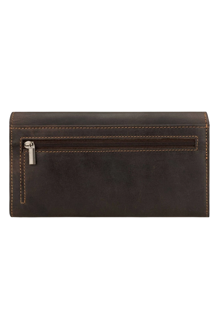 Minori Leather Charlotte Women's Leather Wallet – Brown
