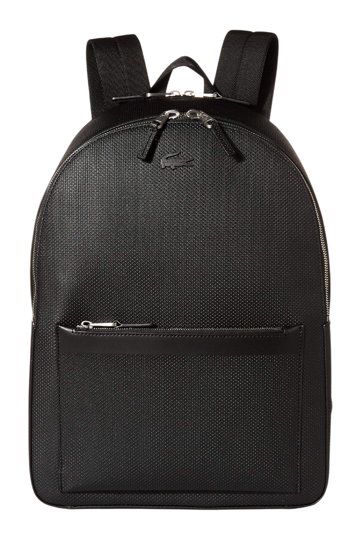 Lacoste Men's Chantaco Piqué Leather Backpack
