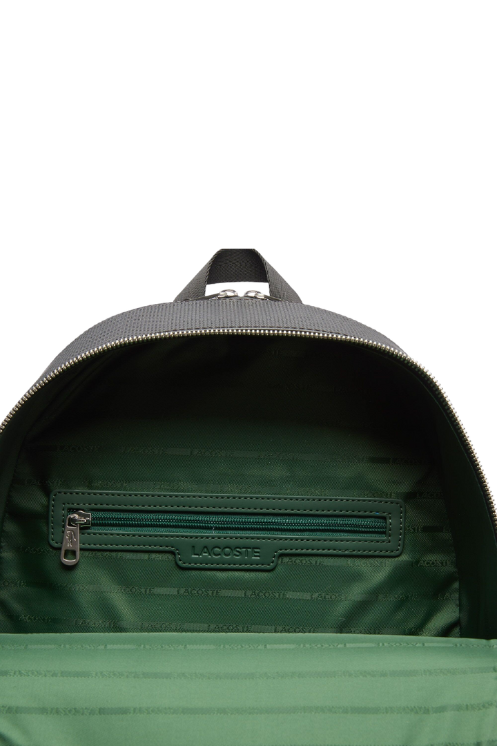 Lacoste Men's Chantaco Piqué Leather Backpack