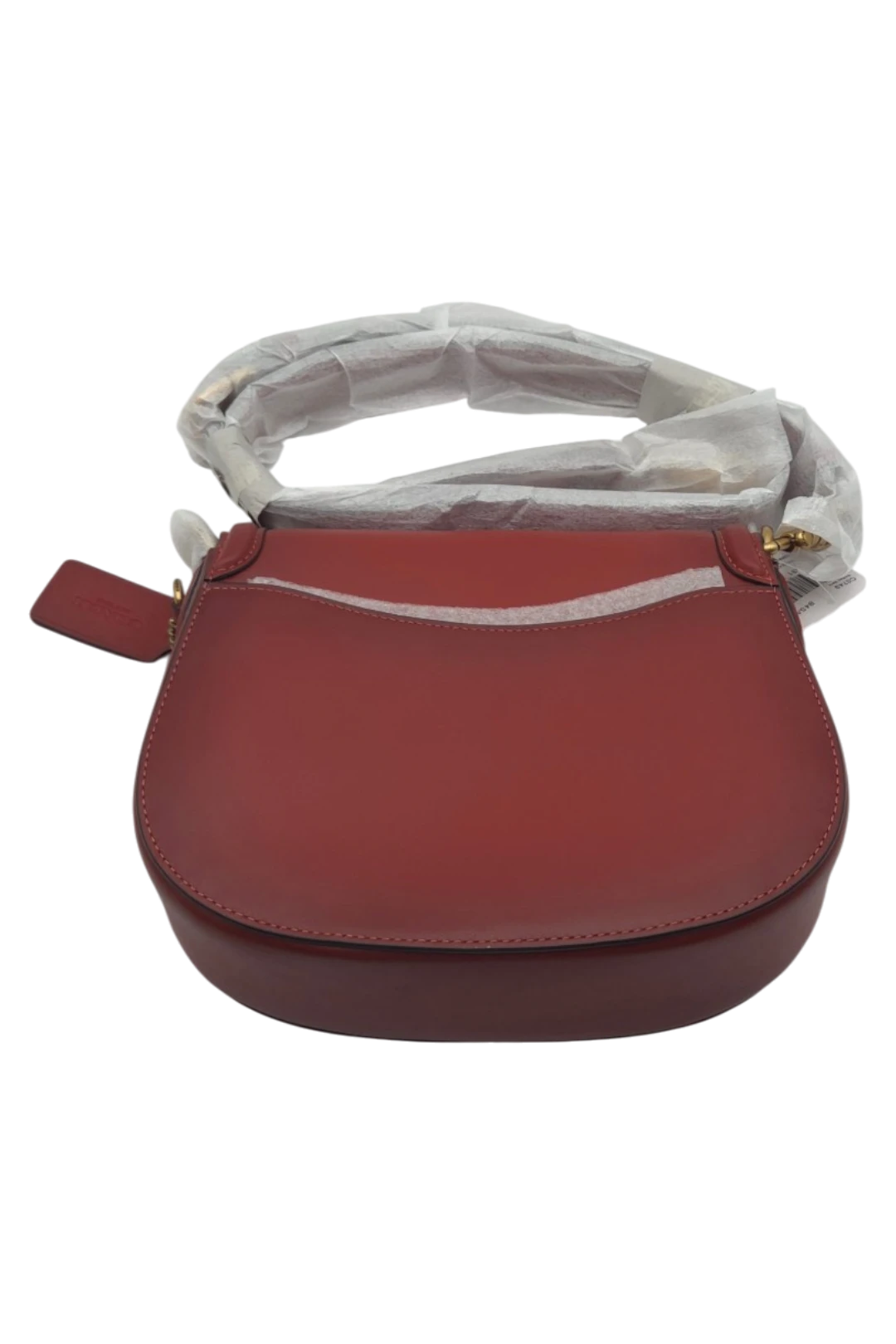 Coach Beat Saddle Bag - Brass & Red Sand