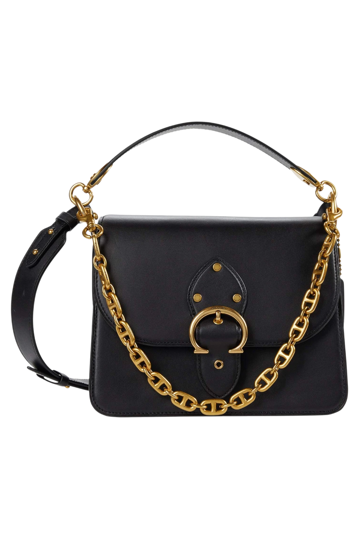 Coach Beat Shoulder Bag - Brass & Black
