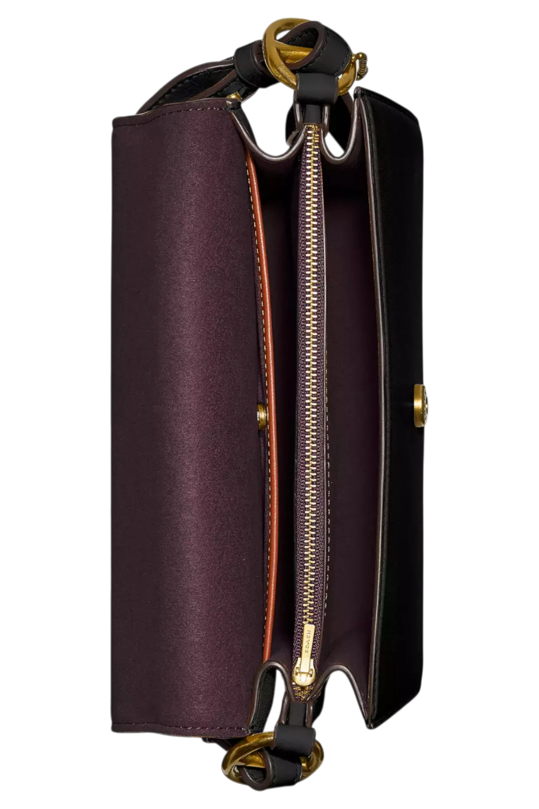 Coach Beat Shoulder Bag - Brass & Black