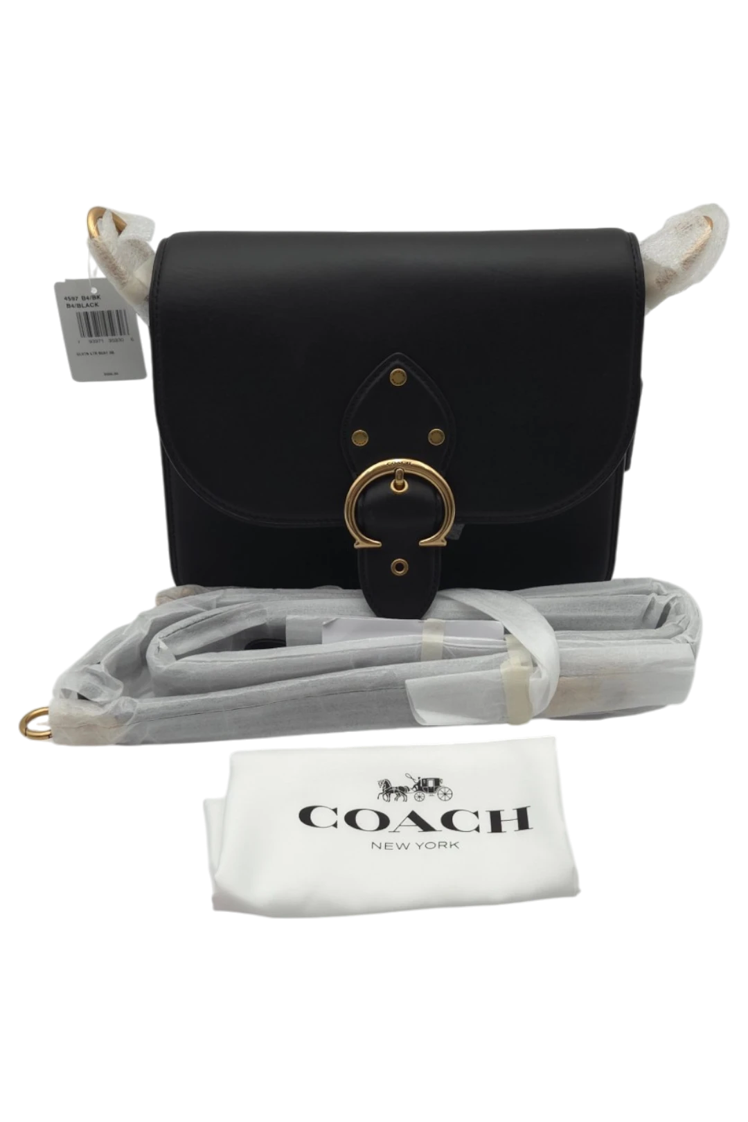 Coach Beat Shoulder Bag - Brass & Black