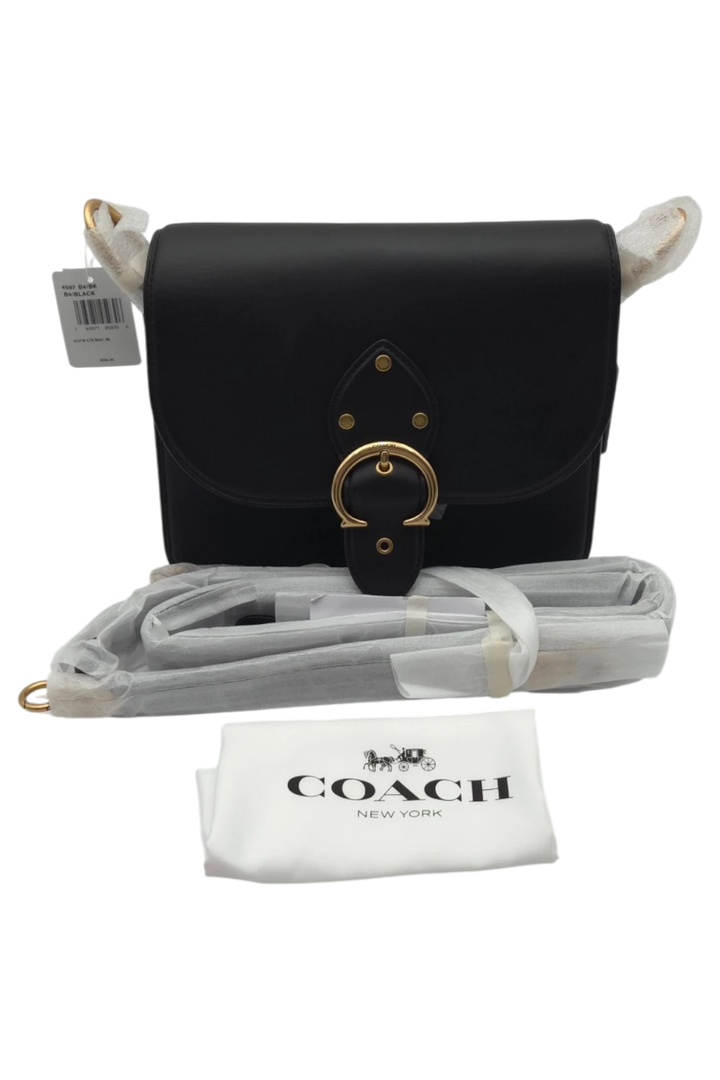 Coach Beat Shoulder Bag - Brass & Black