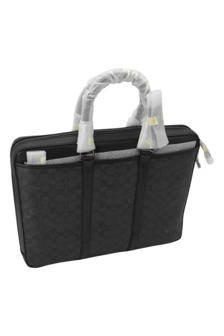 Coach Metropolitan Slim Brief in Signature Canvas