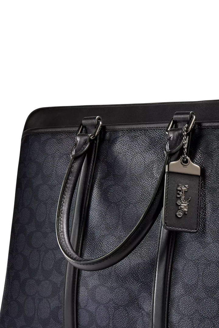 Coach Metropolitan Slim Brief in Signature Canvas