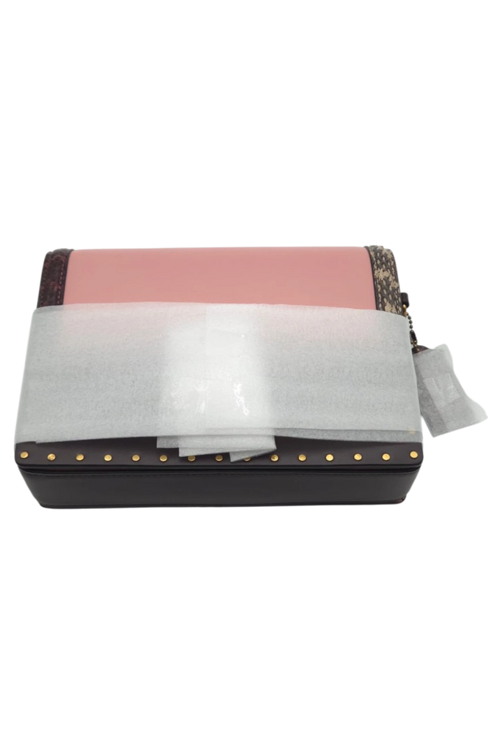 Coach X Jennifer Lopez Hutton Shoulder Bag - Peony Oxblood Multi