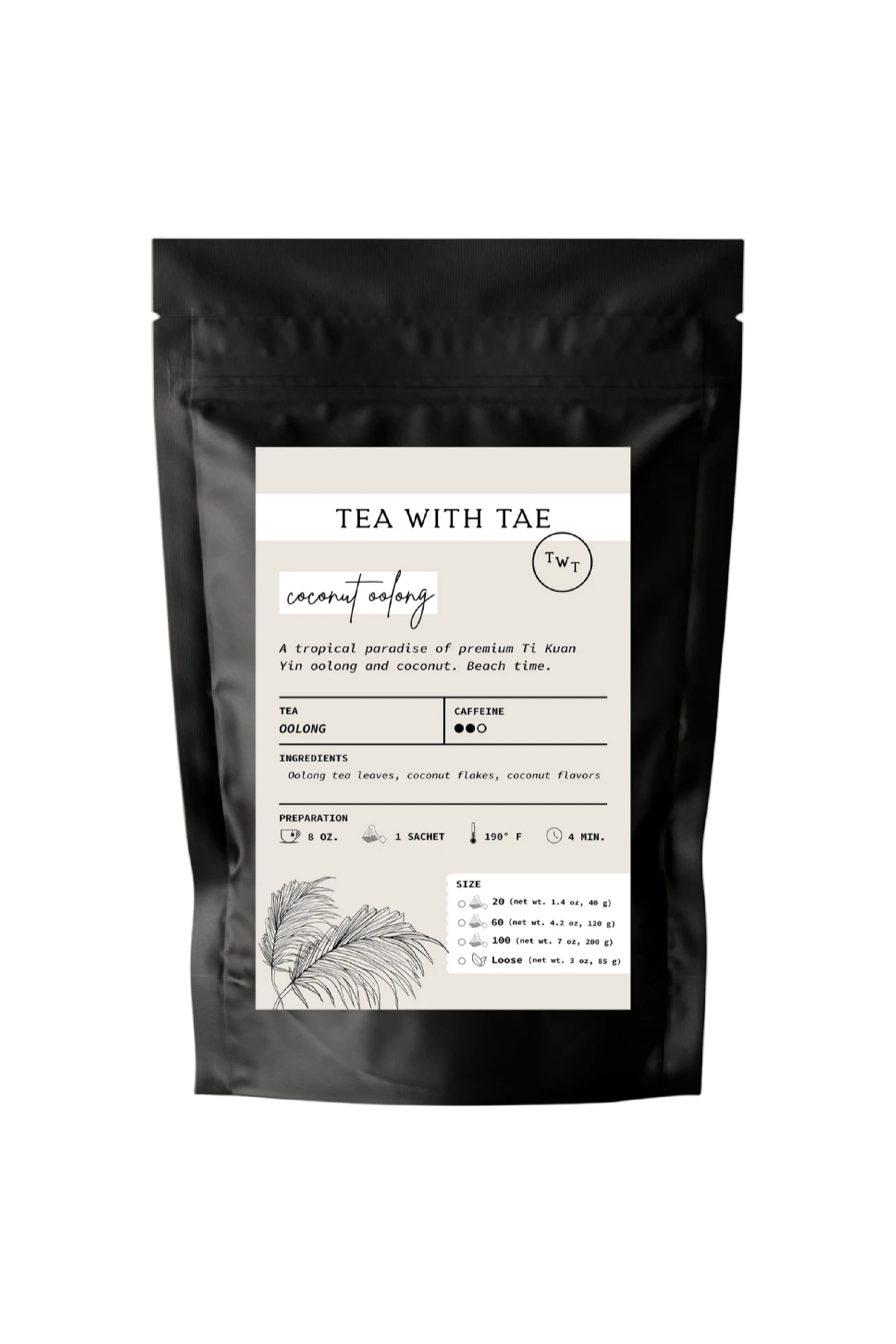 Coconut Oolong Tea Pouch