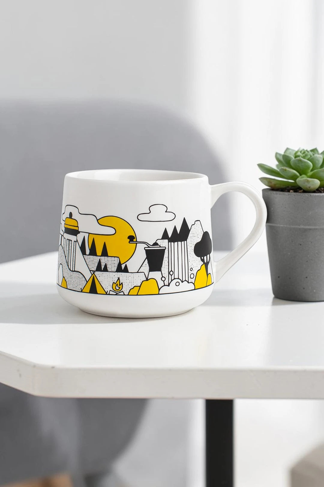Created Co. 12oz Crescent Ceramic Mug – Coffee Mountain
