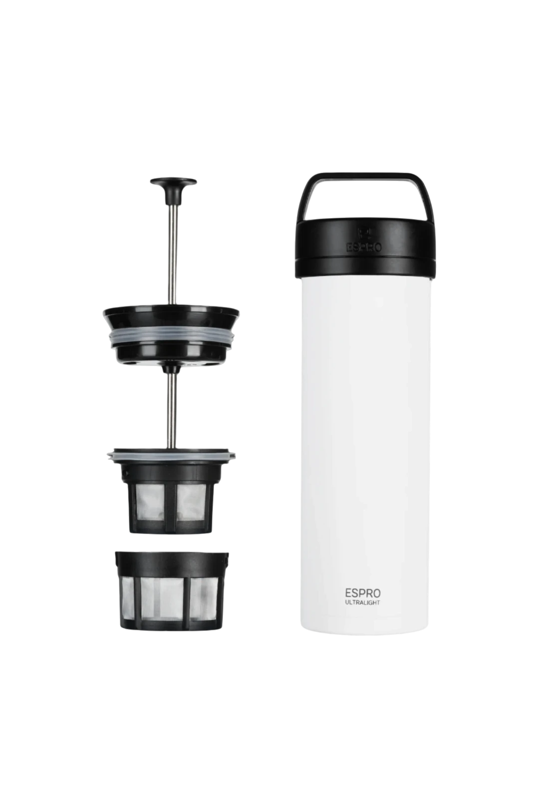 ESPRO P0 Ultralight Travel Coffee Press | 16 oz – Chalk White
