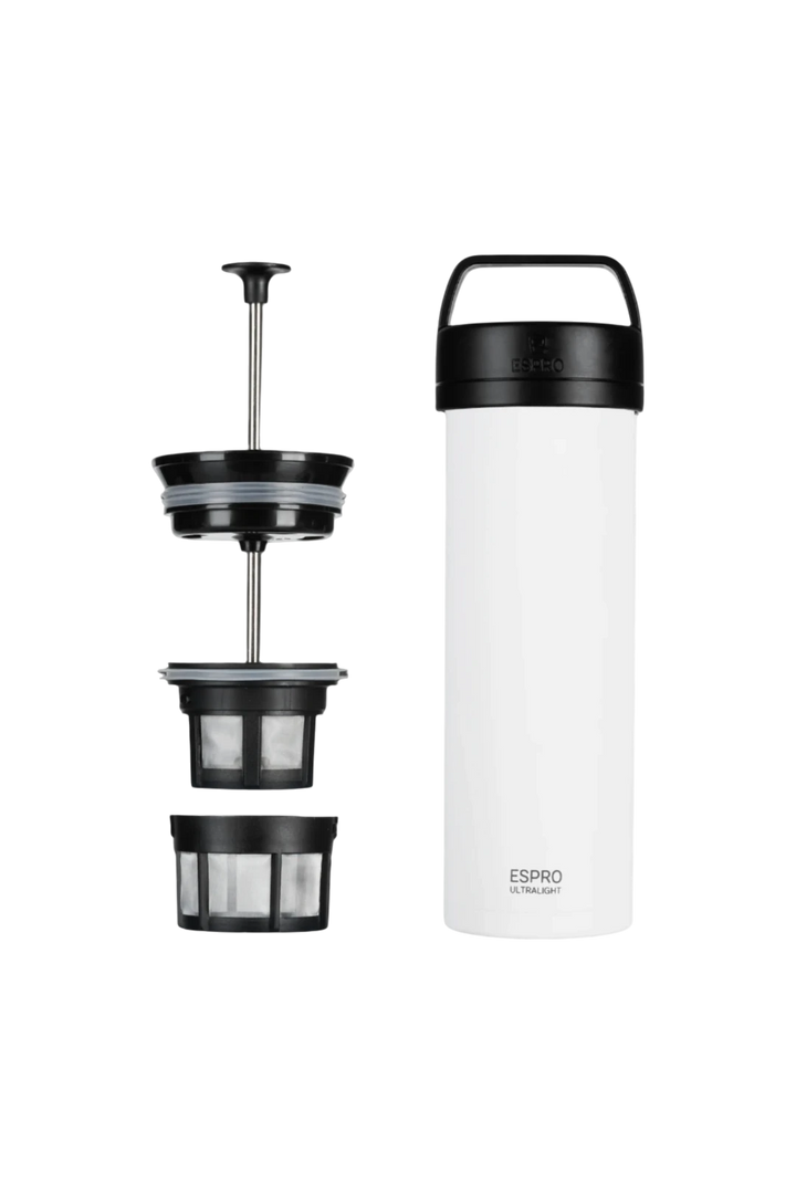 ESPRO P0 Ultralight Travel Coffee Press | 16 oz – Chalk White