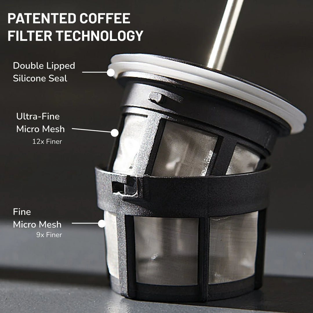 ESPRO P0 Ultralight Travel French Press – Brushed
