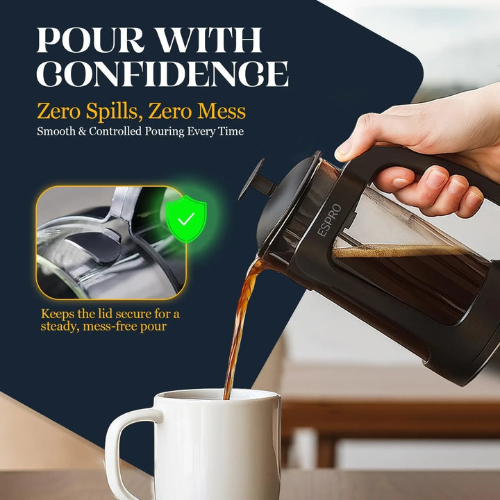 ESPRO P3 French Press Coffee Maker – Black