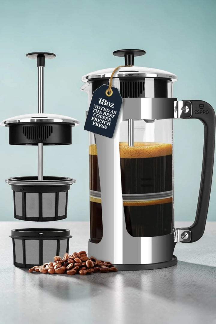 ESPRO P5 French Press Coffee Maker – Polished