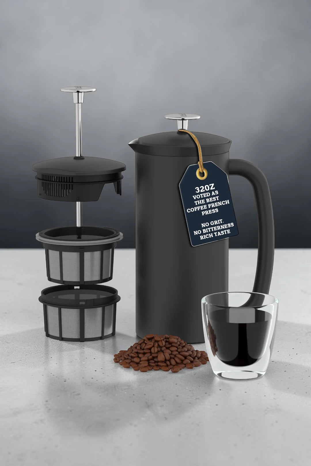 ESPRO P7 French Press Coffee Maker – Black