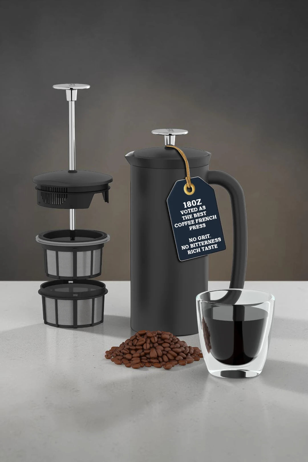 ESPRO P7 French Press Coffee Maker – Black