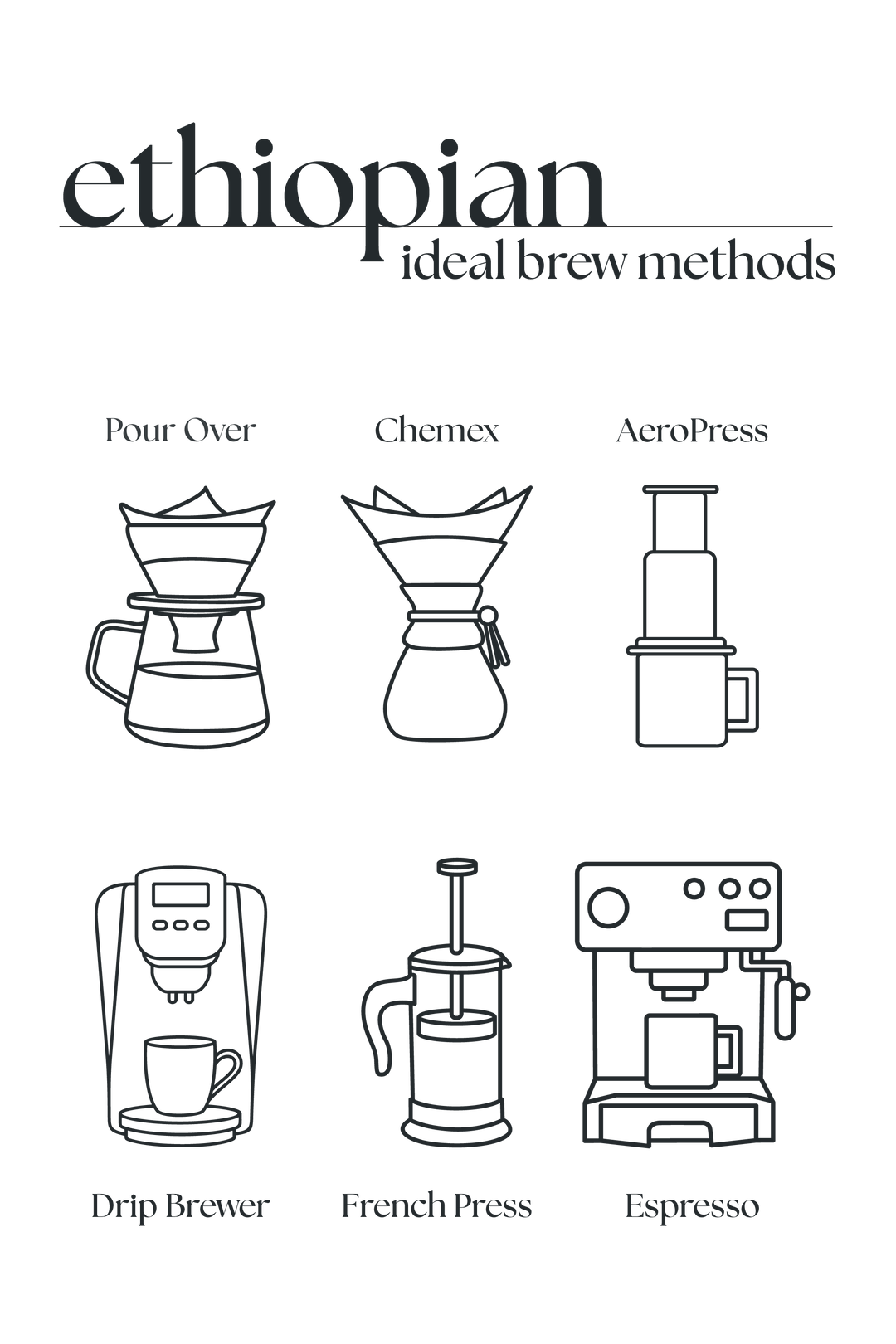 Ethiopian Light Roast Coffee – Single Origin