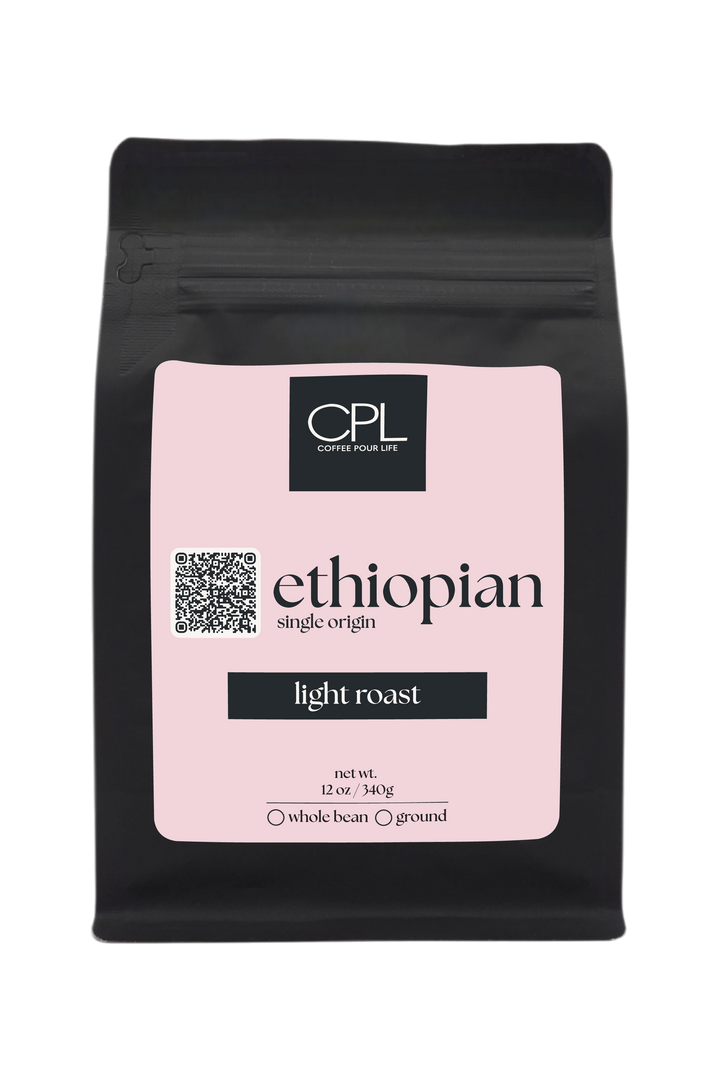 Ethiopian Light Roast Coffee – Single Origin | Coffee Pour Life
